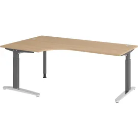 bümö Eckschreibtisch Serie-xb Eiche
