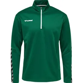 hummel Authentic 1/2-Zip Sweatshirt Kinder evergreen 176