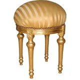 Casa Padrino Sitzhocker Rundhocker 0,60 x 0,60 x 0,60 cm Gold
