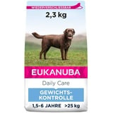 Eukanuba Daily Care Weight Control für große Rassen - Fettarmes Hundefutter zum Gewichtserhalt oder Diät bei Übergewicht, 2,3 kg