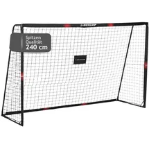 Dunlop Fußballtor 240x160x85 cm - Schwarz/Rot