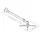 NeoMounts BEAMER-W100SILVER Beamer-Wandhalterung Neigbar, Drehbar Wandabstand (max.): 123cm Silber