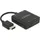DeLock HDMI Audio Extractor 4K 60 Hz 15,30 cm Schwarz
