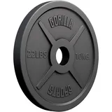 GORILLA SPORTS® Olympia Hantelscheiben - 1,25kg, 2,5kg, 5kg, 10kg, 15kg, 20kg, 25kg, 30kg Gewichte, 50mm Bohrung, Gusseisen, Einzeln/Set - Gewichtsscheiben, Hantelscheiben-Set, Hanteln