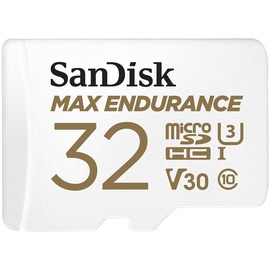 SanDisk microSDHC Max Endurance 32 GB Class 10 UHS-I V30 + SD-Adapter