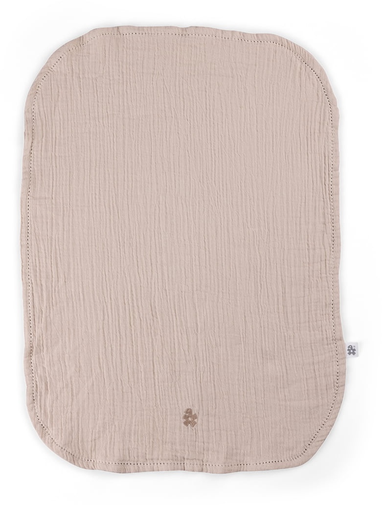 Sebra - Wickelunterlage aus Musselin, seabreeze beige (2er-Set)