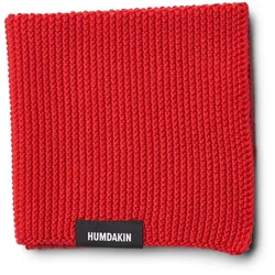 Humdakin - Gestricktes Geschirrtuch, 28 x 28 cm, rushing red