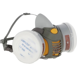 Kerbl Halbmaske Vulcano, - Atemschutzmaske, Mehrweg-Halbmaske mit Filter A1P2,