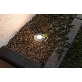 Paulmann Bodeneinbaustrahler Aluminium 9,0 cm 1 Stk. IP65 silber