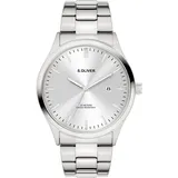 s.Oliver Modern & Zeitlos Quarz Edelstahl 43 mm SO-4433-MQ