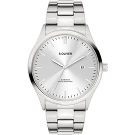 s.Oliver Modern & Zeitlos Quarz Edelstahl 43 mm SO-4433-MQ