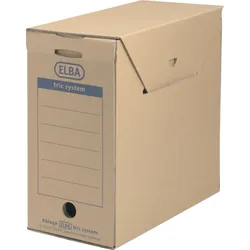 ELBA Archiv-Box Standard tric system 158x333x308mm Wellpappe naturbraun