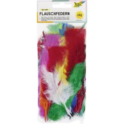 folia Federn mehrfarbig
