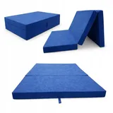 Odolplusz Faltmatratze Klappmatratze Matratze faltbar klappbar Gästematratze Reisematratze 65x180x7cm (Blau)