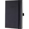 Notizbuch Conceptum® A5 blanko, schwarz Softcover 194 Seiten