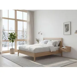 FineBuy Nachtschrank FB117148 45 x 30 x 0 cm Braun
