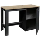 BASIC by Balculina Kücheninsel Andy 138 x 56 x 91 cm Schwarz