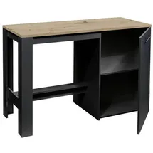 BASIC by Balculina Kücheninsel Andy 138 x 56 x 91 cm Schwarz