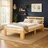 Homestyle4u Bett mit Lattenrost Holz Natur Holzbett 90x200 Einzelbett 90 x 200 cm Massivholzbett 90x200 Kiefer –