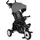 Byox Tricycle Flexy Lux 3 in 1 Dreirad, klappbar, Gummireifen, drehbarer Sitz dunkelgrau