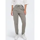 Jogger Pants ONLY "ONLPOPTRASH LIFE EASY COL PANT PNT NOOS", Damen, Gr. XS (34), Länge 30, grün (rock ridge), Milano Rib, Obermaterial: 63% Viskose, 32% Nylon, 5% Elasthan, unifarben, regular fit lang, Hosen, Viskosemischung, regular fit