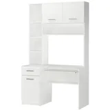 Vicco Schreibtisch Crossline, Weiß, 120.1 x 59.5 cm,