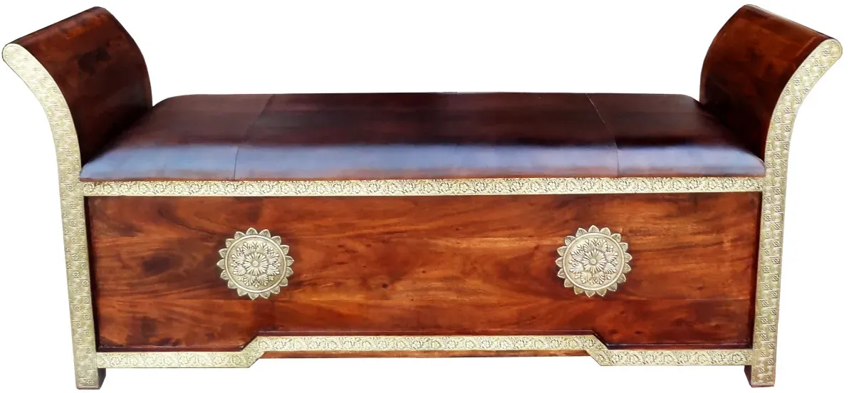 Orientalisches Sitzbank Massivholz Moha 2