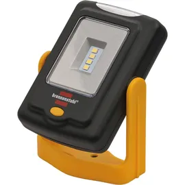 Brennenstuhl LED Taschenlampe/SMD LED Arbeitsleuchte in praktischem Taschenformat mit bis zu 24h Leuchtdauer (200+20lm, 360° drehbar, einklappbarer Haken, vielseitig einsetzbar)