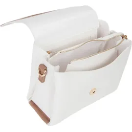 Valentino Alexia Umhängetasche Kunstleder Bianco/Cuoio