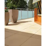 WESERWABEN Terrassenplatte Solum Perlgrau 49,5 x 49,5 x 3,2 cm