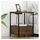 vidaXL Nachtschrank 2 pcs 42 x 41 x 56 cm Braun
