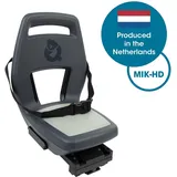 QIBBEL Junior 6+ Kindersitz hinten für MIK-HD Gepäckträger, Granitgrau. schwarz|grau NO SIZE