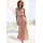 vivance by lascana Maxikleid Braun/Creme Bedruckt 42