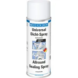 WEICON Universal Dicht-Spray, sprühbarer Kunststoff zum Abdichten, 400 ml, schwarz