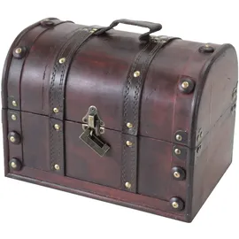 HMF 6404-130 Schatztruhe 30 x 20 x 22 cm 1-tlg. braun