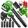 Maltec Benzin Laubsauger Laubbläser Gartenstaubsauger mit Häcksler MalTec MasterBlow7500W Motor 2-Takt 26cc Staubsauger Schredder