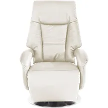 sit&more TV-Sessel Enjoy Kunstleder 74 x 109 x 77 cm Beige mit Motor und Aufstehhilfe