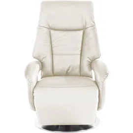 sit&more TV-Sessel Enjoy Kunstleder 74 x 109 x 77 cm Beige mit Motor und Aufstehhilfe