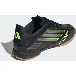 adidas F50 League IN Herren Core Black/Iron Metallic/Lucid Lemon 48