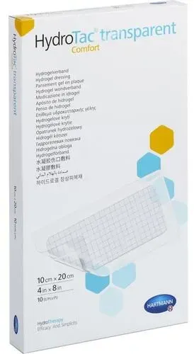 HYDROTAC transparent comfort Hydrogelv.10x20 cm 10 St