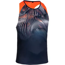 Tank-Top Herren blau/orange S