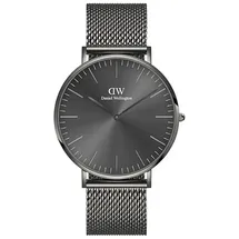 Daniel Wellington Classic Mesh Graphite graphite grau- graphite grau-mesh 40mm Silber