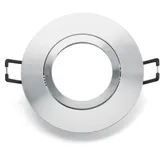 Energmix Einbaurahmen 1 Stück schwenkbar Aluminium Chrom