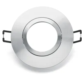 Energmix Einbaurahmen 1 Stück schwenkbar Aluminium Chrom