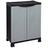 Kreher Kunststoffschrank mittlere Version 20 kg Tragkraft Grau