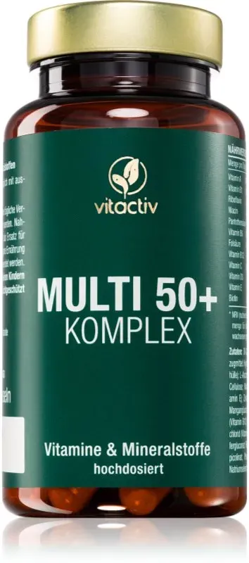 Vitactiv Multi 50+ Komplex Kapseln zur Erhaltung der Vitalität 60 KAP