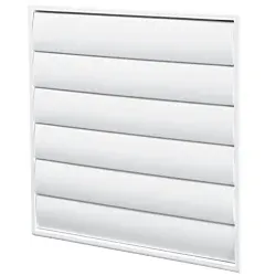 Blauberg Decor Abdeckgitter 8026904 UG155 x 155 mm, Kunststoff, Außenwandmontage