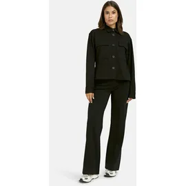 Smith & Soul SMITH & SOUL, Damen, Gr. XS, schwarz, Jersey, Obermaterial: 70% Polyester, 26% Viskose, 4% Elasthan, unifarben, hüftlang, 1-Knopf-Manschette mit Schlitz, Jacken, mit aufgesetzten Taschen, Jersey