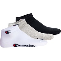 Champion Socken, 3 Paar - Quarter Socken Basic bunt EU 39-42