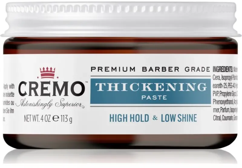 Cremo Hair Styling Paste Thickening Styling Paste 113 g